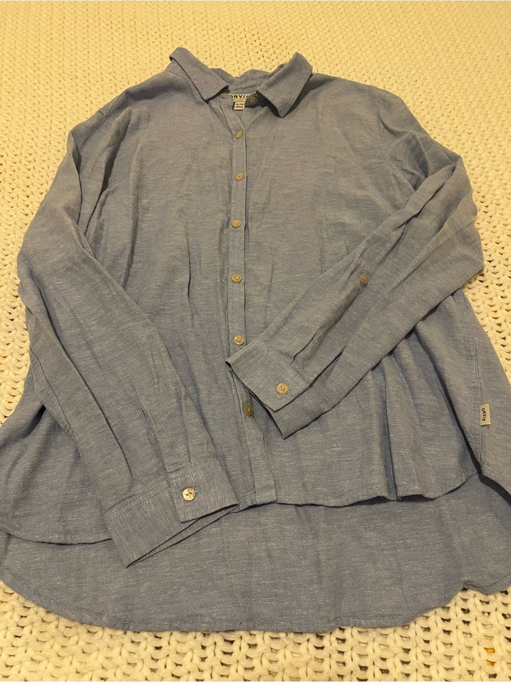Orvis Light Blue Button-Down Shirt